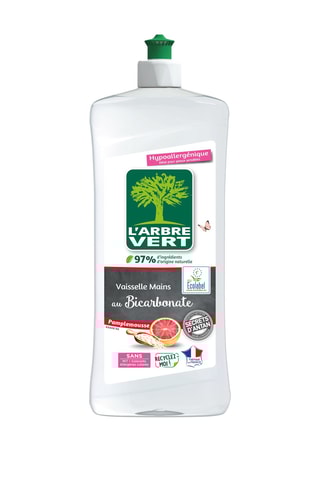 4 x Liquide vaisselle pour mains au bicarbonate - 750 ml