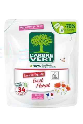 3 x Recharge lessive Eveil floral - 1,53 l - 34 lavages