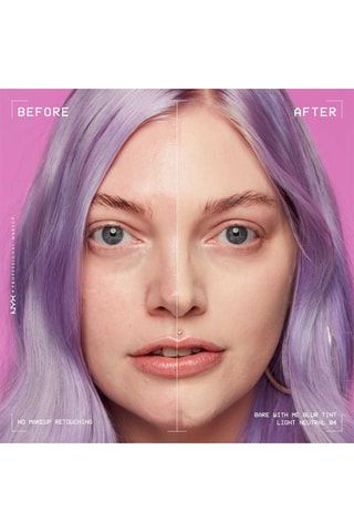 Veganistische vloeibare en matte foundation Bare With Me Blur- Light Neutral - 30 ml