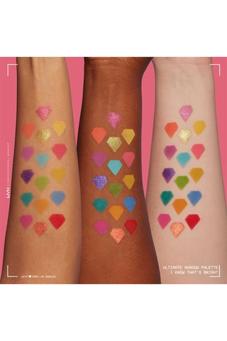 Paleta vegana de 16 sombras de ojos Ultimate - I Know That's Bright - 16 x 0,8 g