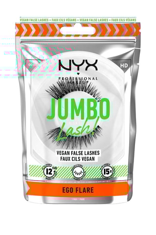 Pestañas postizas superpuestas veganas 12h Jumbo Lash - Ego Flare