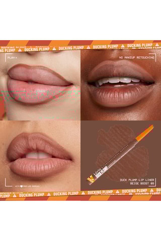 Vegan lippenpotlood Duck Plump - Beige Boost - 11 g