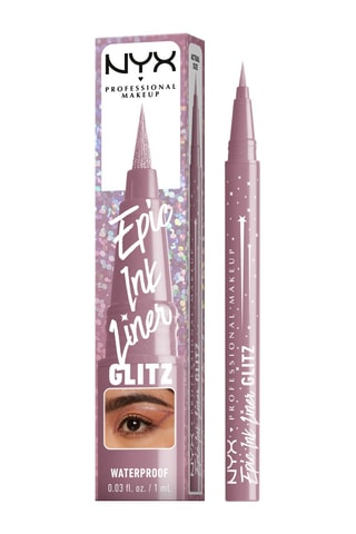 Rotulador eyeliner waterproof vegana 24 h Epic Ink - Shimmer Stitch - 1 ml