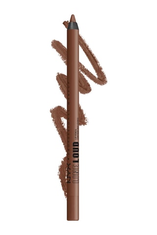 Matte, romige, waterproof en vegan lippotlood Line Loud- Total Baller - 1,2 g