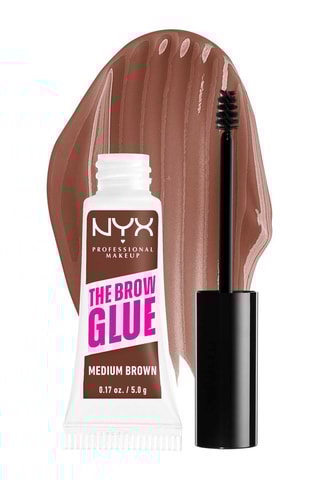 Pegamento fijador vegano waterproof 16 h para cejas The Brow Glue - Medium Brown - 5 g