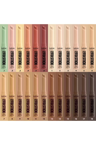 Anti-kringen en Corrector Pro Fix Stick - Perzikkleurig - 1,6 g