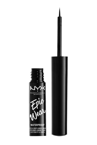 Eyeliner líquido metálico waterproof ojos y cuerpo - Black Metallic - 3,5 ml