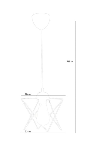 Lampadario - Nero - 45-60 W