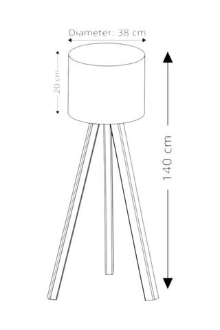 Lampada da terra - Taupe 
