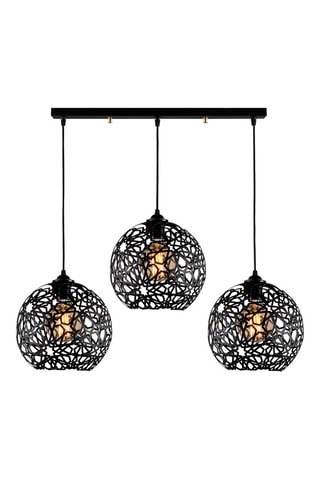 Lampadario Fellini - Nero - 3 x 100 W