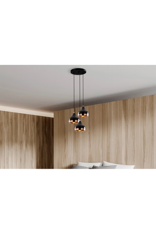 Lampadario Yildo - Nero - 3 x 40 W