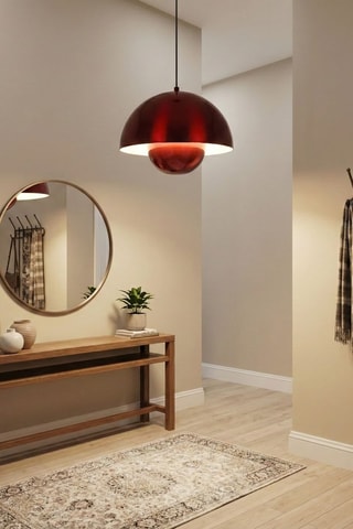 Lampadario - Rosso - 40 W