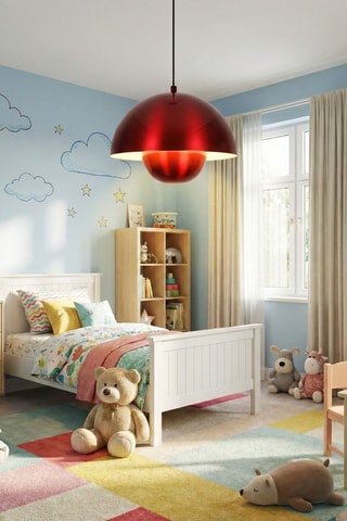 Lampadario - Rosso - 40 W