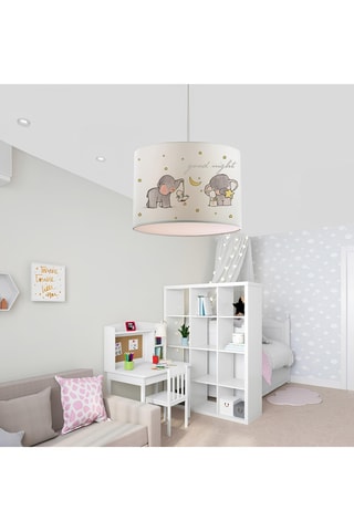 Lampadario - Bianco e grigio