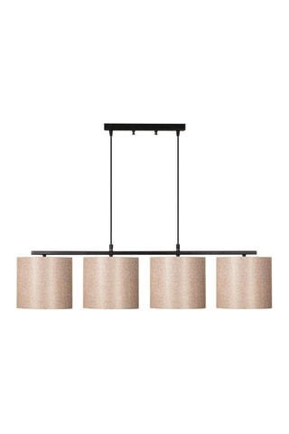 Lampadario Valiz - Nero e crema - 4 x 100 W