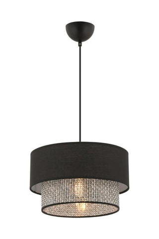 Lampadario Echo - Grigio e nero - 45-60 W