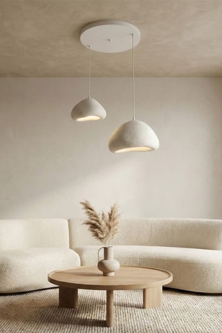 Lampadario - Bianco - 2 x 40 W