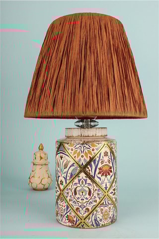 Lampada da tavolo in ceramica - Marrone - 40 W
