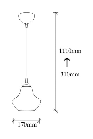 Lampadario Gold - Nero
