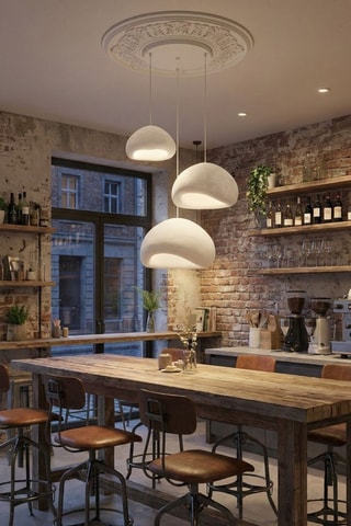 Lampadario - Bianco - 3 x 40 W