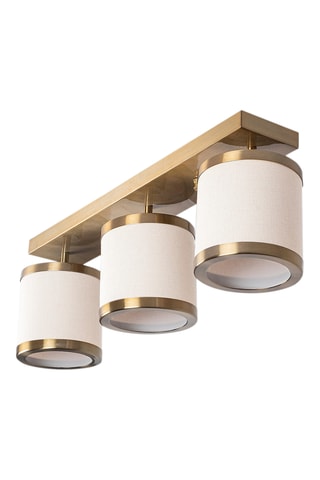 Plafoniera Way - Dorato - 3 x 40 W 