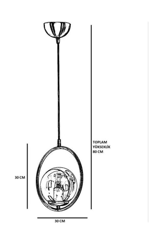 Lampadario Ring - Bianco - 60 W
