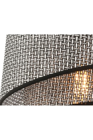 Lampadario Barette Hazeran - Grigio scuro e nero - 45 - 60 W