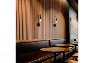 Applique Baston - Nero - 40 W