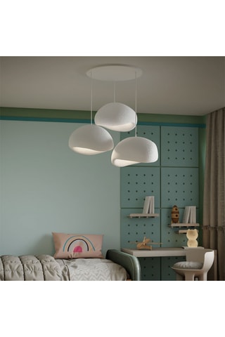 Lampadario - Grigio -3 x 40 W