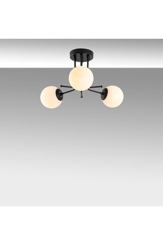 Lampadario Daisy - Nero - 3 x 40 W