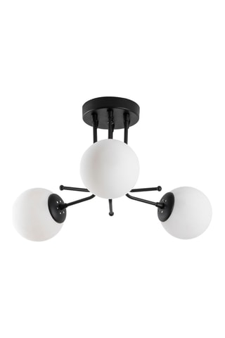 Lampadario Daisy - Nero - 3 x 40 W