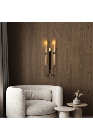 Applique Lumi - Nero - 2 x 40 W