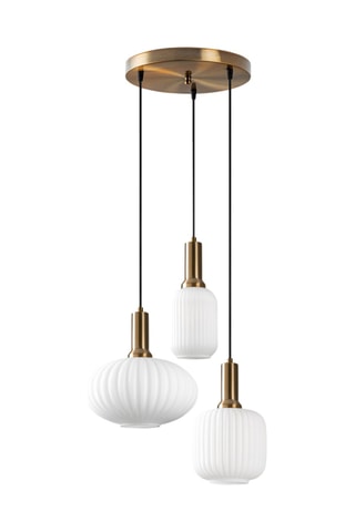 Lampadario Asker - Dorato - 3 x 40 W HORS NORME