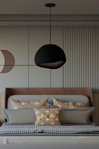 Lampadario Wabi Sabi Soluna - Nero - 40 W