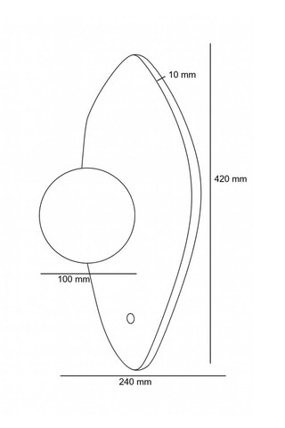 Applique in travertino - Beige