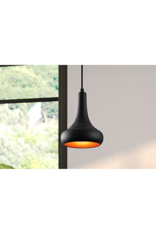 Lampadario Nero e dorato