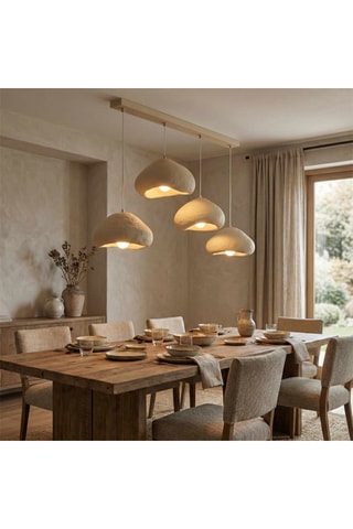 Lampadario 4 testine -