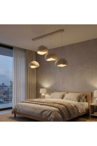 Lampadario 4 testine -