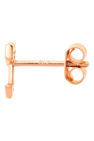 Puce Argent plaqué or rose et spinelles