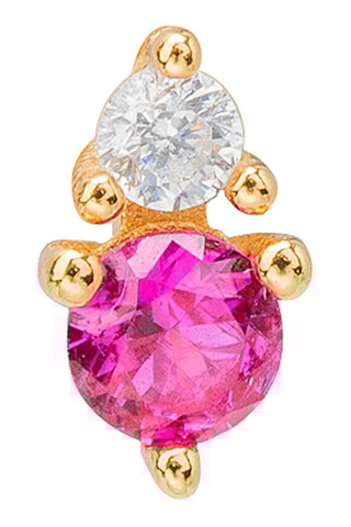 Oorbel Zilver Doublé Geelgoud