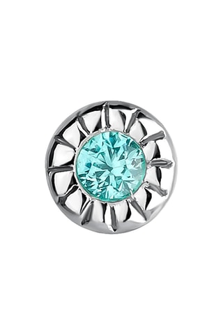 Puce Negombo - Argent et zircons