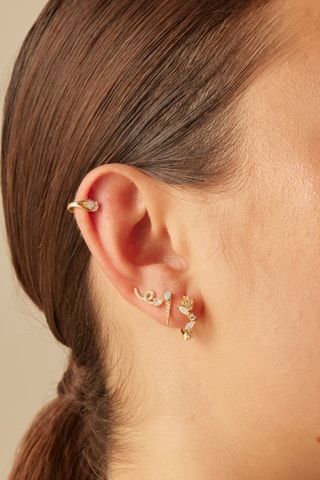 Earcuff Loira - Argent plaqué or jaune