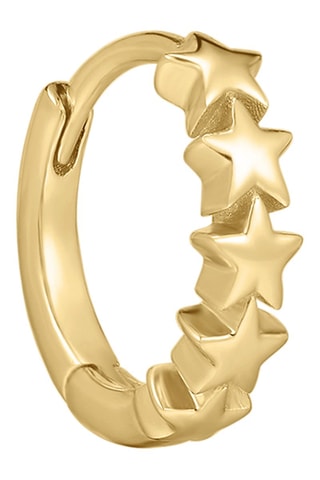 Earcuff Argent plaqué or jaune