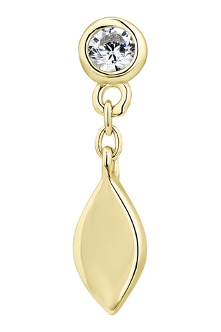 Boucle d'oreille Hera - Argent plaqué or jaune