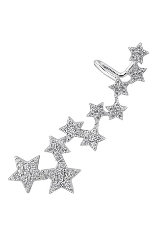 Boucle d'oreille Argent et zircons