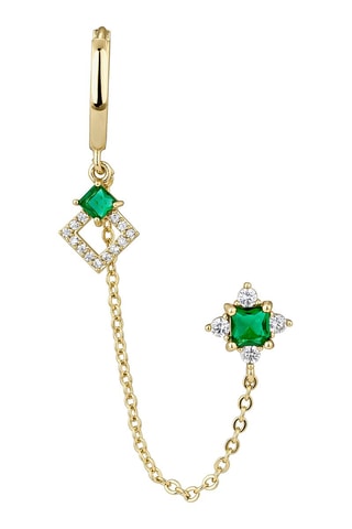 Boucle d'oreilles Mayday - Argent plaqué or jaune