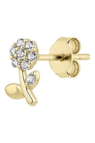 Puce Melissa - Argent plaqué or jaune