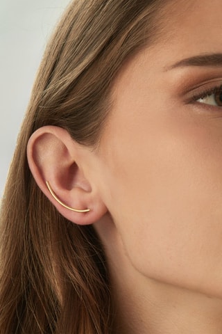 Boucles d'oreilles - Argent plaqué or jaune