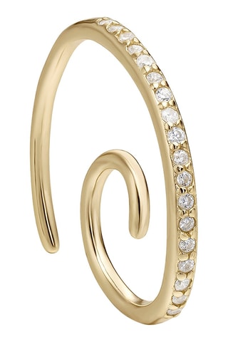 Oorbel Ngozi - Zilver Doublé Geelgoud