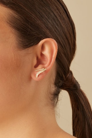 Boucle d’oreille Catania - Argent plaqué or jaune